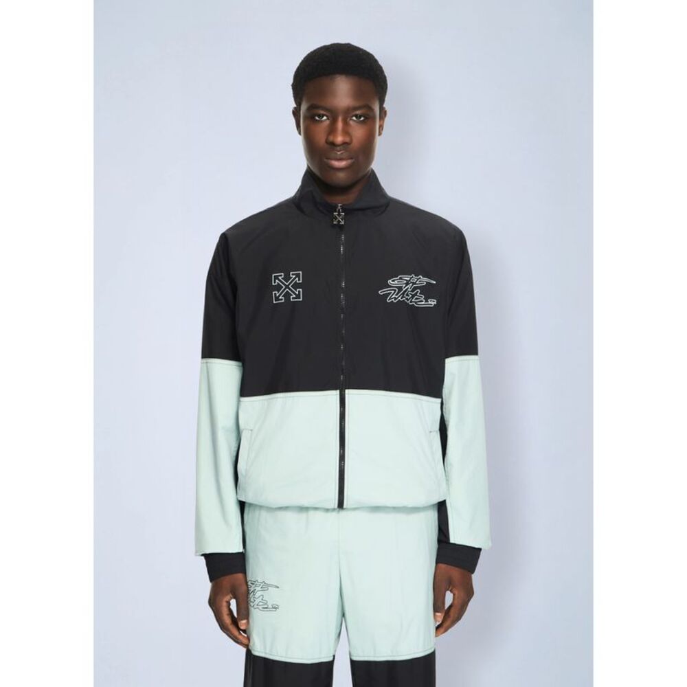 Off-White Men Marker Nylon Relaxed Tracktop